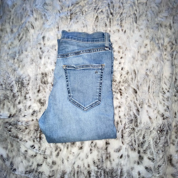 Rag & Bone Diva Jean in Freemont Hi Rise Light Wash Skinny Fit Stretch Jeans 27 - Picture 7 of 16